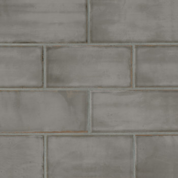 Chateau 4x8 ceramic wall tile in Smoke