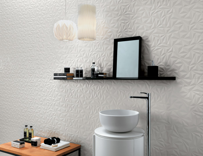 Shape ceramic wall tile in the Angle pattern