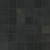 Chateau 2x2 porcelain mosaic in Midnight