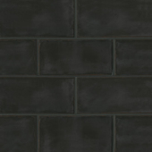 Chateau 4x8 ceramic wall tile Midnight