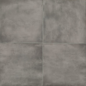 Chateau 24x24 porcelain floor tile in Smoke