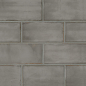 Chateau 4x8 ceramic wall tile Smoke