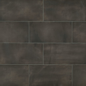 Chateau 12x24 porcelain floor tile in Tobacco