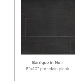 Barrique in Noir 8x40 porcelain plank