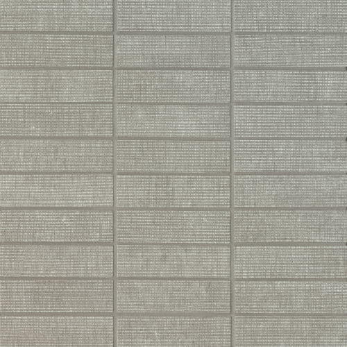 Plaza 1"x4" Matte Porcelain Mosaic Tile in Mist