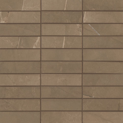 Pulpis 1"x4" Honed Porcelain Mosaic Tile in Puro