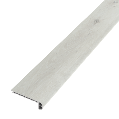 Cassio Luxury SPC Vinyl Stair Nose Trim in White