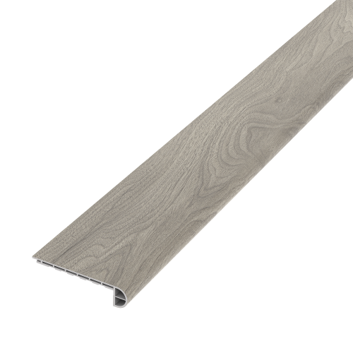 Cassio Luxury SPC Vinyl Stair Nose Trim in Grey