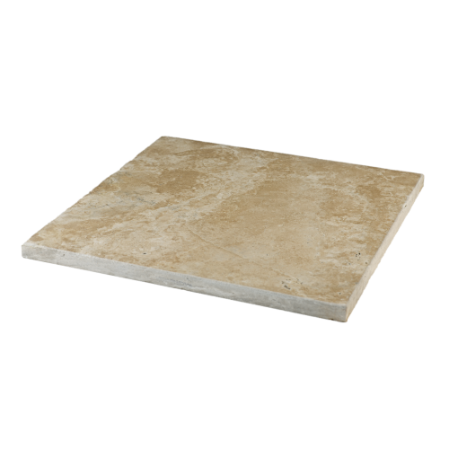 Durango 24" x 24" Tumbled Travertine Paver - Square Edge