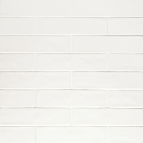 Clara 2.75" x 11" Matte Porcelain Tile in White