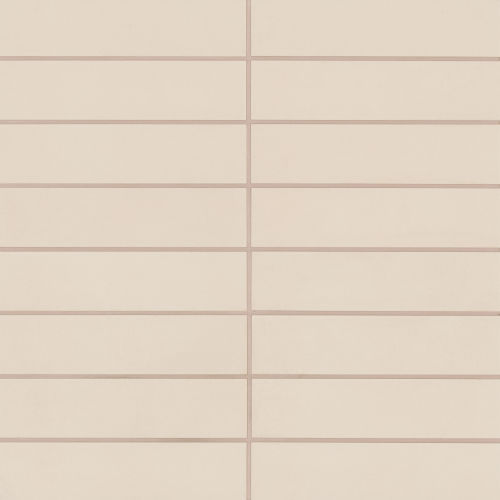 Sahara 3" x 12" Matte Porcelain Tile in White