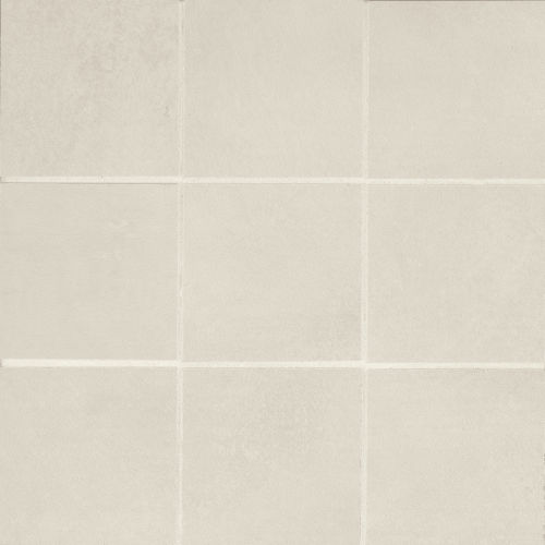 Wave 4" x 4" Honed Porcelain Mosaic Tile in Ice