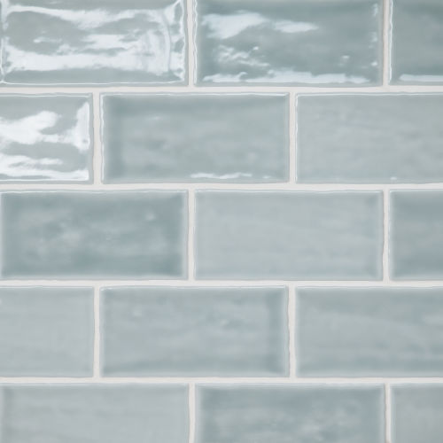 Marin 2.5" x 5" Ceramic Wall Tile in Misty Blue