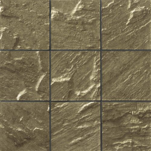 Elecdrix 8" x 8" Wall Tile in Gold as Love