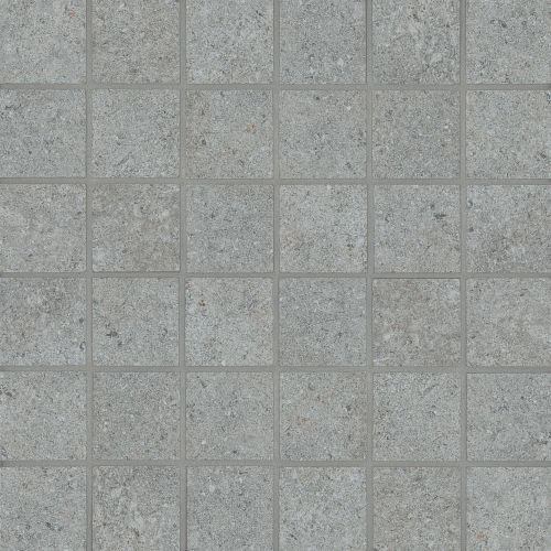 Stone Valley 2" x 2" Matte Porcelain Mosaic in Cenere