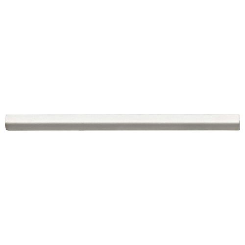 Shape 0.5" x 8" Spigolo Edge Ceramic Trim in White