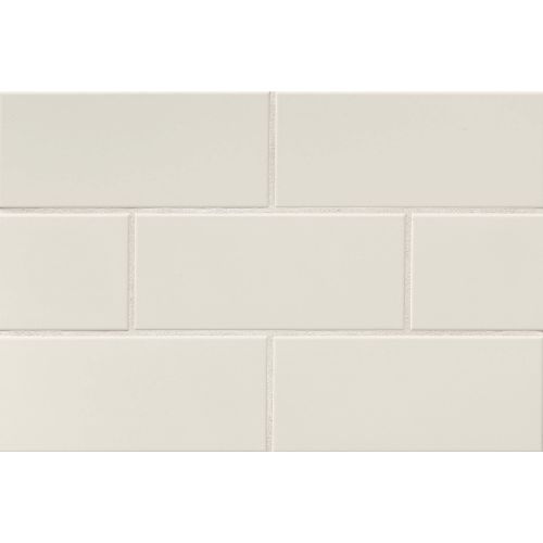 Traditions 4" x 10" Matte Ceramic Tile in Biscuit