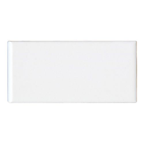 Traditions 3" x 6" - 3 Inch Side Glossy Ceramic Bullnose in Ice White