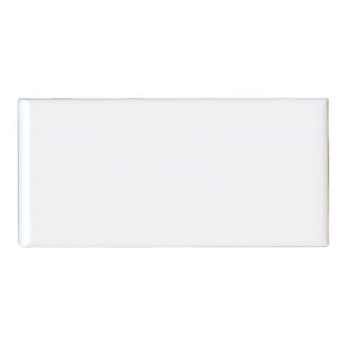 Traditions 3" x 6" - 3 Inch Side Matte Ceramic Bullnose in Ice White