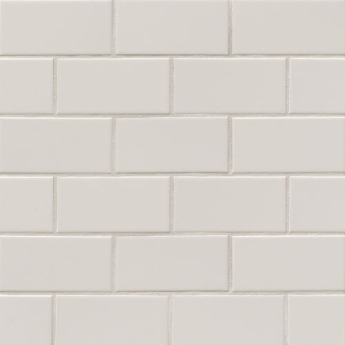 Traditions 3" x 6" Matte Ceramic Tile in Tender Gray