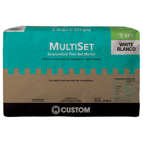 Custom Multi-Set Thin-Set in White - 50 lb. Bag