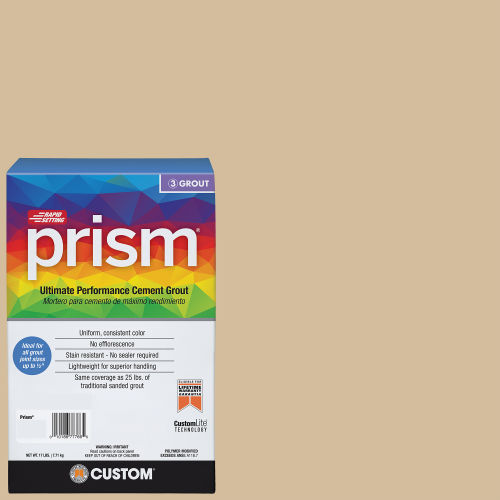 Custom Prism #122 Linen 17lb. Sanded Grout