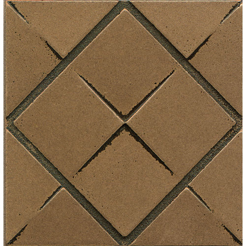 Ambiance 4" x 4" Matrix City Metal Resin Insert in Bronze
