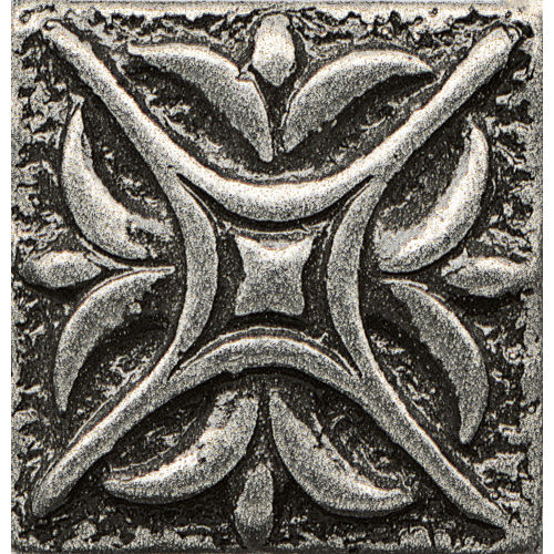 Ambiance 1" x 1" Rising Star Metal Resin Insert in Pewter