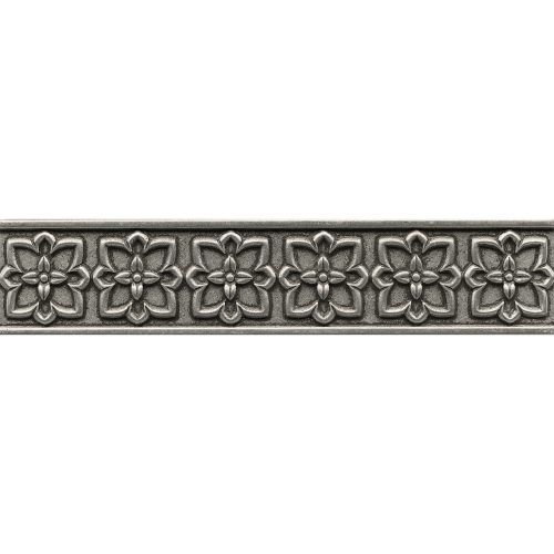 Ambiance 2.5" x 12" Romanesque Liner in Pewter