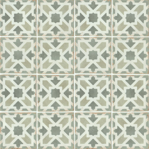 Casablanca 5" x 5" Matte Ceramic Tile in Malik