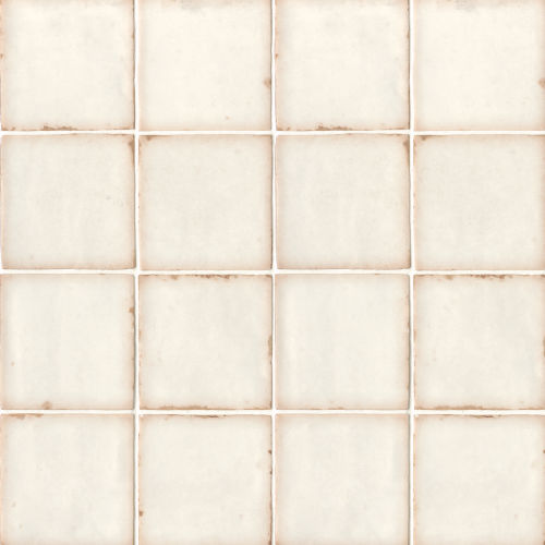 Casablanca 5" x 5" Matte Ceramic Tile in White