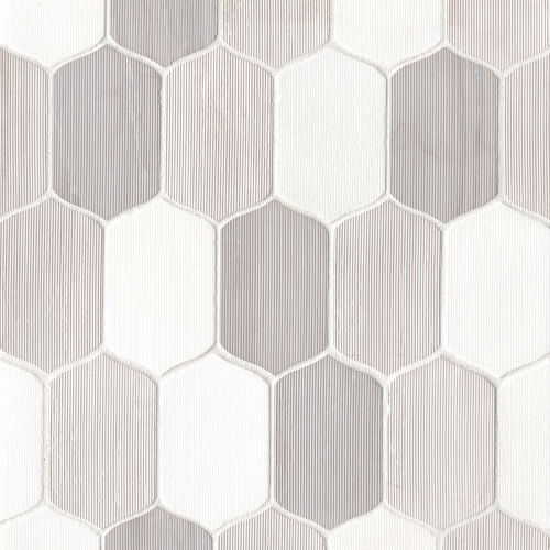 Luxembourg Lily Stone Blend Mosaic Tile in Palais