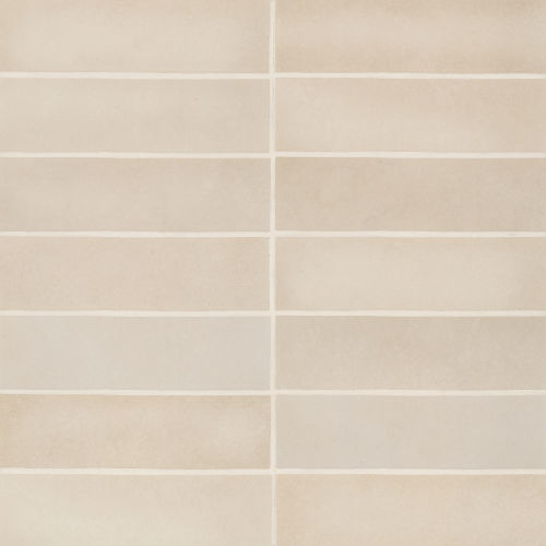 Makoto 2.5" x 10" Matte Ceramic Wall Tile in Tatami Beige