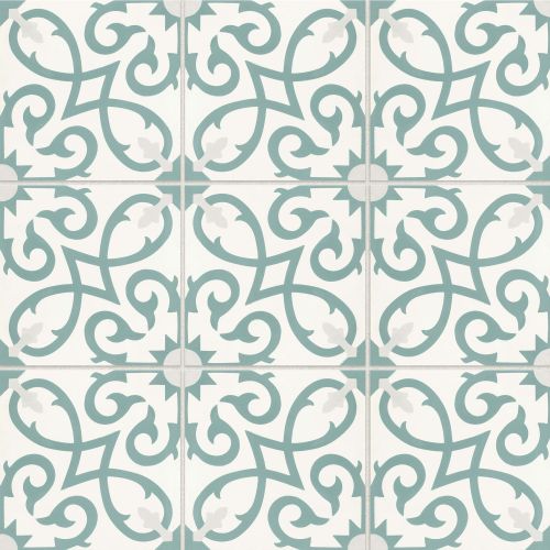 Remy 8" x 8" Matte Decorative Cement Tile in Oasis