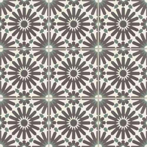 Remy 8" x 8" Matte Decorative Cement Tile in Remix