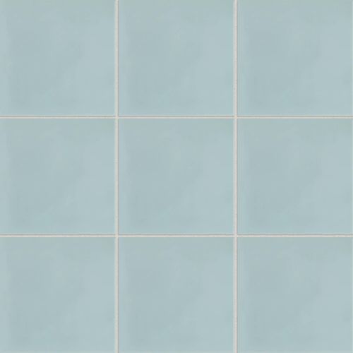 Remy 8" x 8" Matte Decorative Cement Tile in Wedgewood Blue