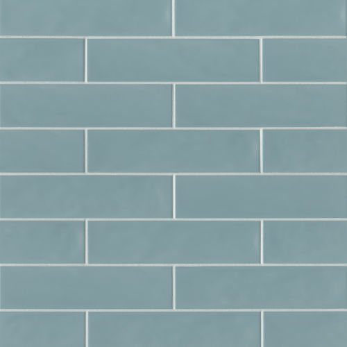 Sorrento 2.5" x 10.25" Ceramic Wall Tile in Celeste