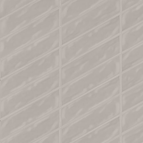 Sorrento 2.5" x 10" Left Chevron Glossy Ceramic Wall Tile in Fiore