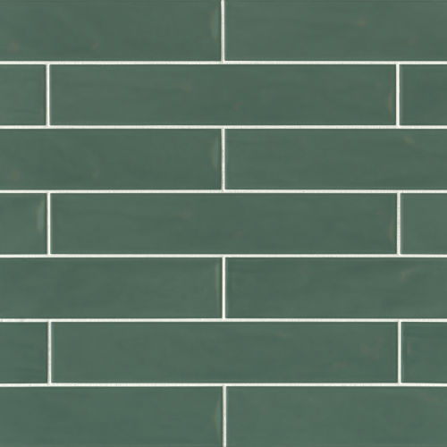 Sorrento 3" x 16" Ceramic Wall Tile in Verde