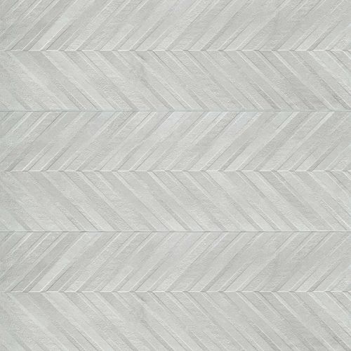 Textuality 16" x 47" Wall Tile in Grey