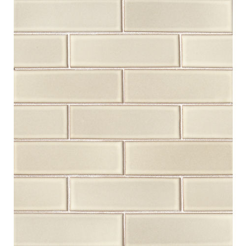 Zenia 2" x 6" Matte Porcelain Floor & Wall Mosaic in Solar