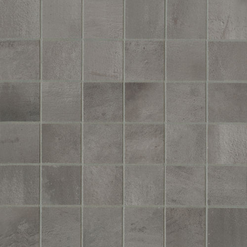 Chateau 2" x 2" Floor & Wall Mosaic in Smoke