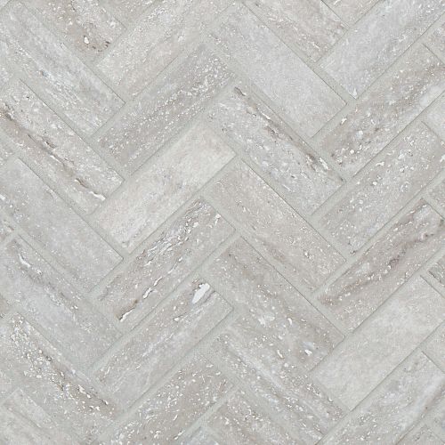 Toscano 1" x 4" Floor & Wall Mosaic in Grigio
