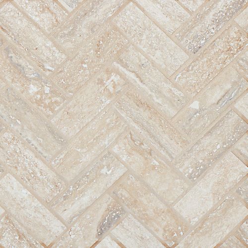 Toscano 1" x 4" Floor & Wall Mosaic in Silver