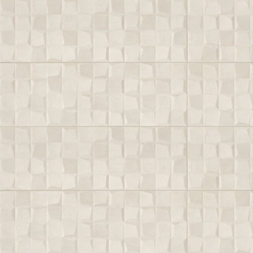 Calix 12" x 36" Matte Ceramic 3D Wall Tile in Beige