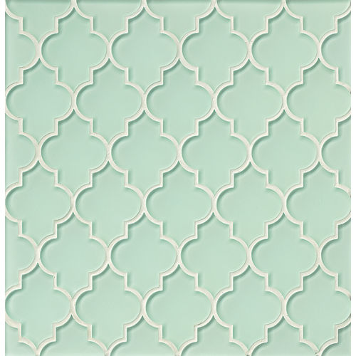 Mallorca Glass Wall Mosaic in Message in a Bottle