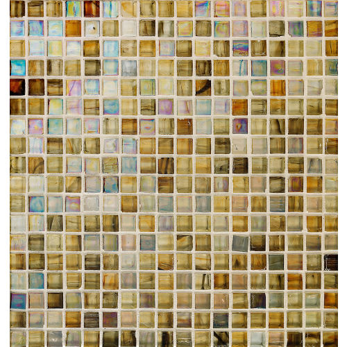 Pool Tile 3/4" x 3/4" Wall Mosaic in Burnt Sand