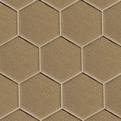 Verve 4-7/8" x 5-5/8" Wall Mosaic in Golden Glimmer