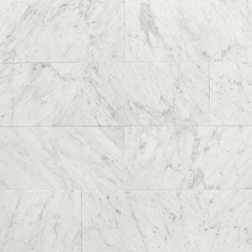White Carrara 12" x 24" Floor & Wall Tile