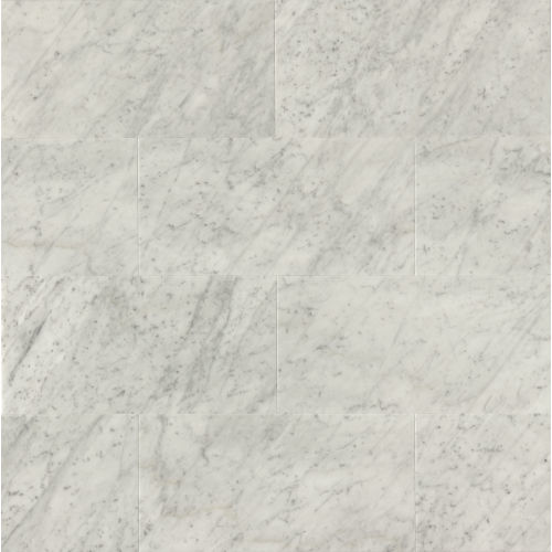 White Carrara 12" x 24" Floor & Wall Tile